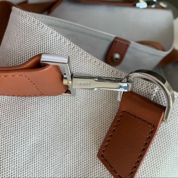 WANT LES  ESSENTIELS Marti Leather-Trimmed Tote Bag - Picture 6 of 10